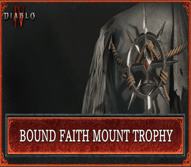 Diablo IV – Bound Faith Mount Trophy DLC US Battle.net CD Key